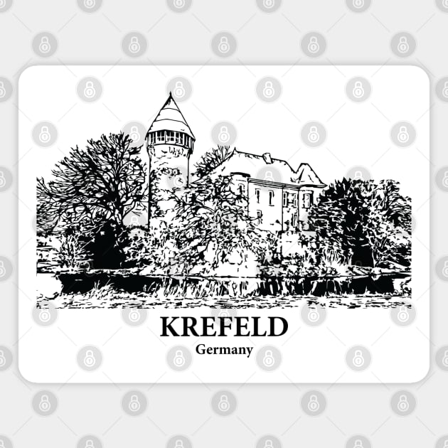 Krefeld - Germany Magnet by Lakeric